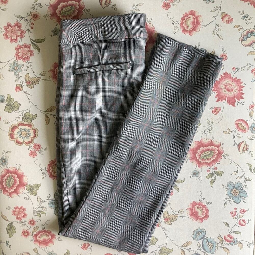 Adrienne Vittadini Plaid Stretch Skinny Pants, 2